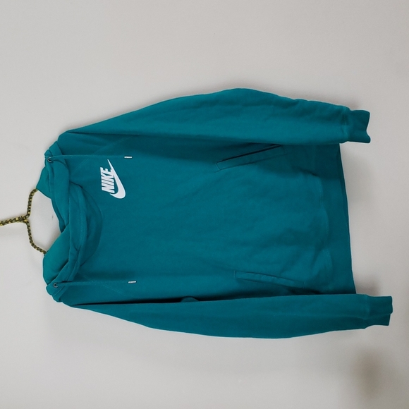 Nike Tops - Nike hoodie, cowl neck extra large hoodie, teal, women's size large.